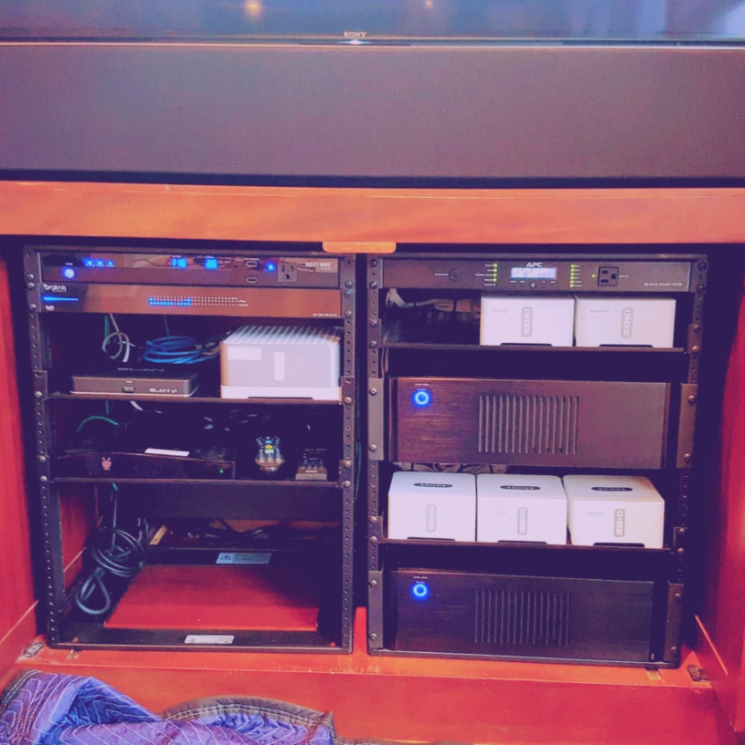 Hidden Media AV Rack